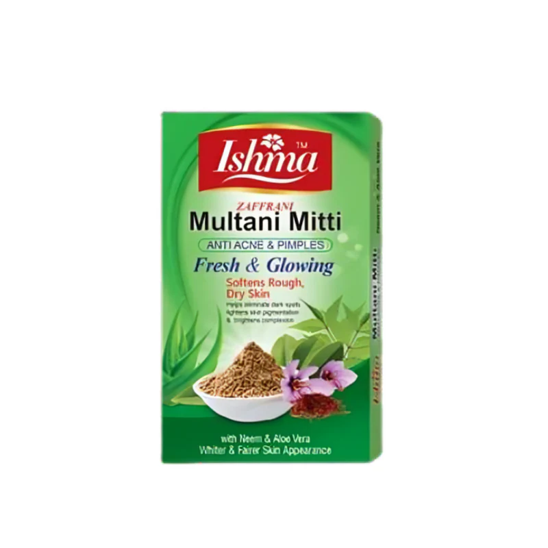 Ishma Zaffrani Multani Mitti – Anti-Acne & Pimple Face Pack for Fresh, Glowing Skin