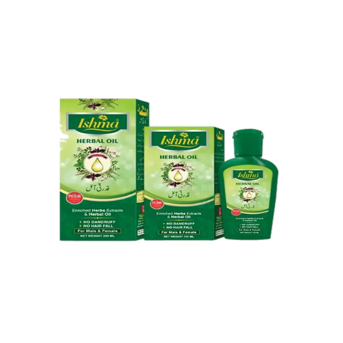 Ishma Herbal Oil 120ml | 100% Natural Multi-Purpose Oil for Hair, Skin, and Body Care
